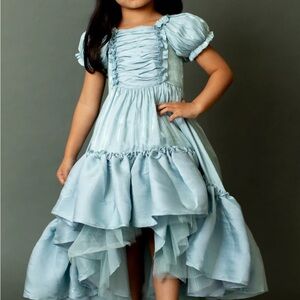 Elegant Blue Kids Costume Dress